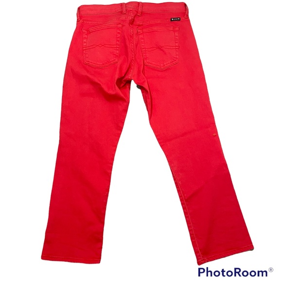 Lucky Brand Red Sweet N' Crop Pants Women's 4 x 27 - Picture 4 of 10